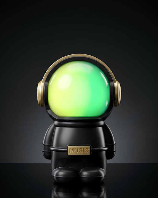 Astronaut Bluetooth Speaker – Portable Wireless Speaker with HD Sound & LED Lights