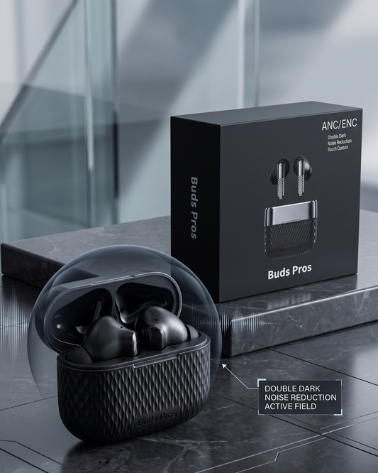 Buds Pro 5 – Premium Wireless Bluetooth Earbuds with Active Noise Cancellation